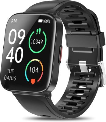  DUREXO Smart Watch, 5ATM Waterproof Fitness Men's Smartwatch, 1.69'' Touch Screen Fitness Watch, Multi-Sport Mode Smartwatch