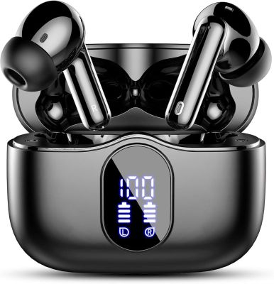 Wireless Earbuds, Bluetooth 5.4 Headphones Bass Stereo